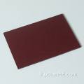 Carte d'endurance PC transparent rouge UV double face 2 mm